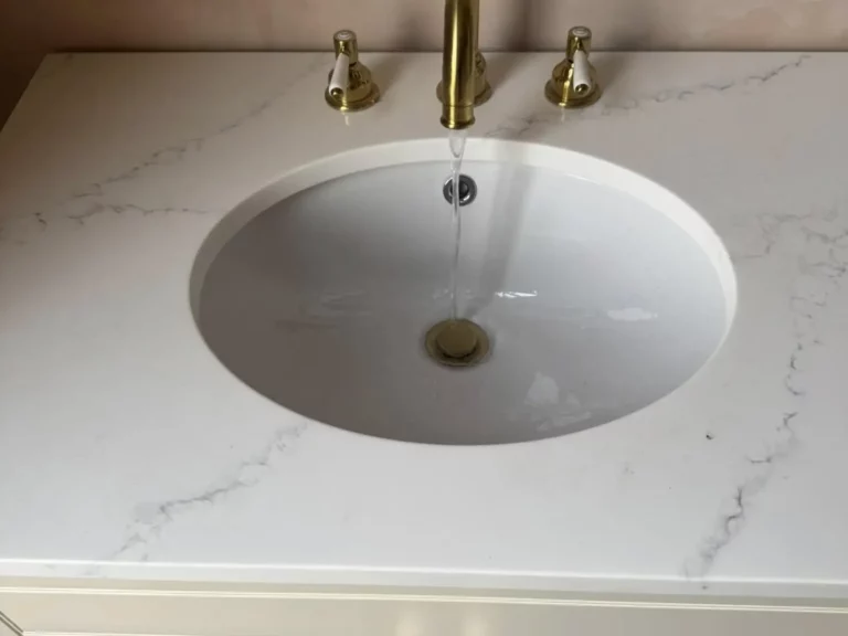 Modern Basin and Faucet Installation